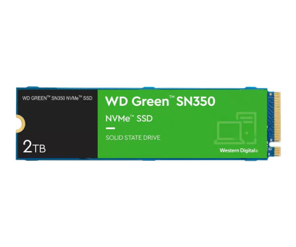 Dysk wewnętrzny WD 2TB M.2 PCIe NVMe Green SN350 WDS200T3G0C